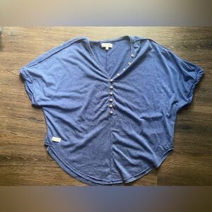 Simply Southern Blue Button Down Shirt